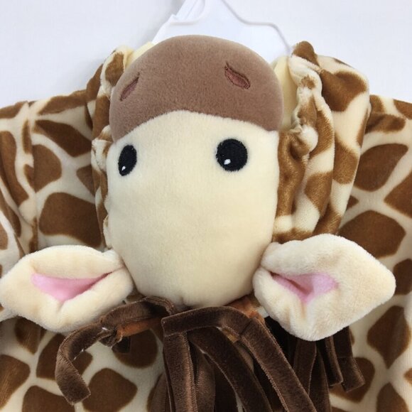 Koala Kids Giraffe Onesie Zip Front With Hood Costume Size 0-3 mo EXCELLENT - Picture 7 of 10